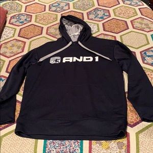 And 1 sweat shirt, never worn